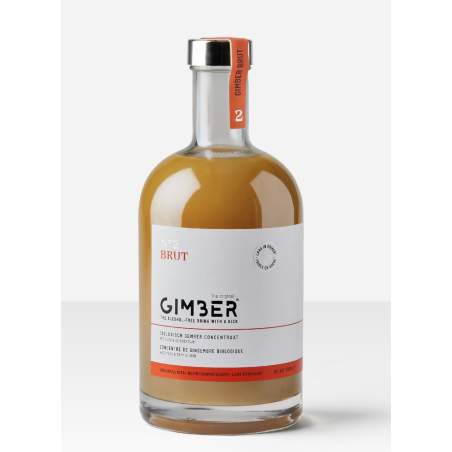 Gimber n°2 Brut 70 cl concentré de gingembre (sans alcool)