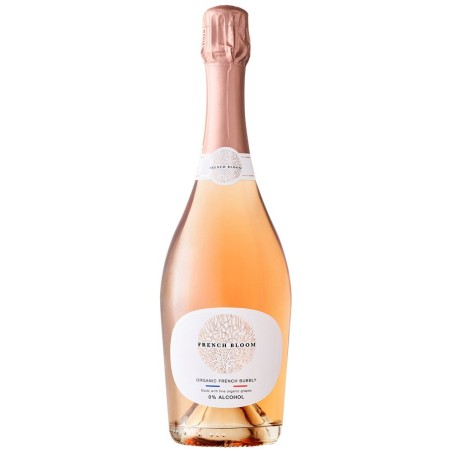 Vin pétillant sans alcool French bloom rosé