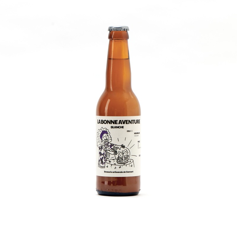 Bière artisanale blanche La bonne aventure