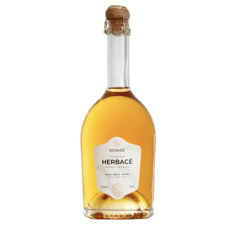 French Kiss pétillant Herbacé sans alcool Maison Sovage