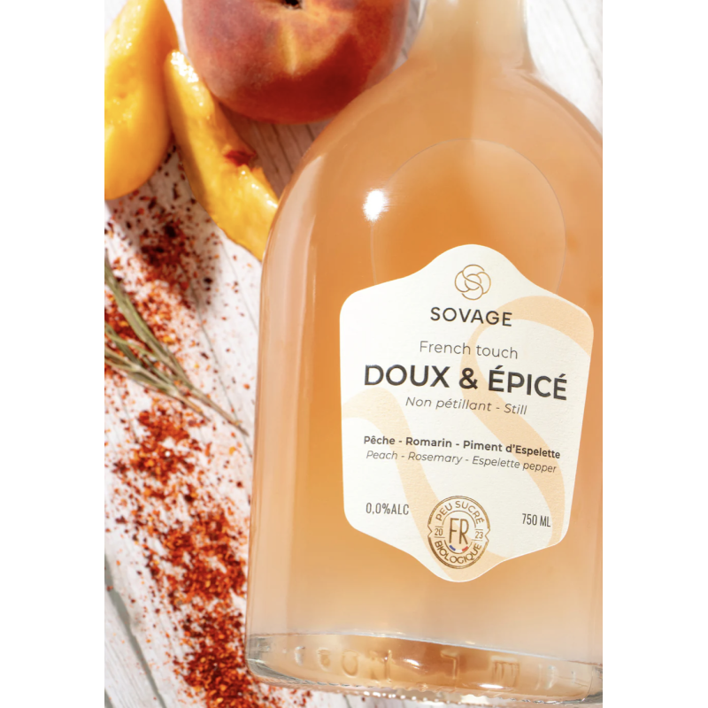 French Touch doux et épicé sans Alcool Maison Sovage