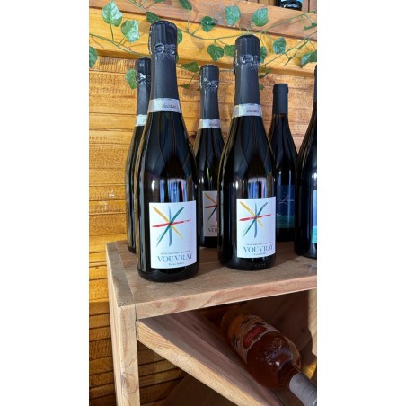 AOP Vouvray pétillant extra bulles domaine Breussin