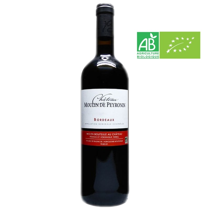 AOC Bordeaux rouge Chateau Moulin Peyronin 2016