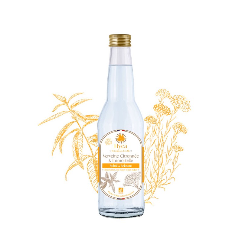 Hyca eau aromatisée Verveine citronée & Immortelle