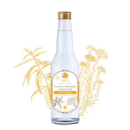 Hyca eau aromatisée Verveine citronée & Immortelle