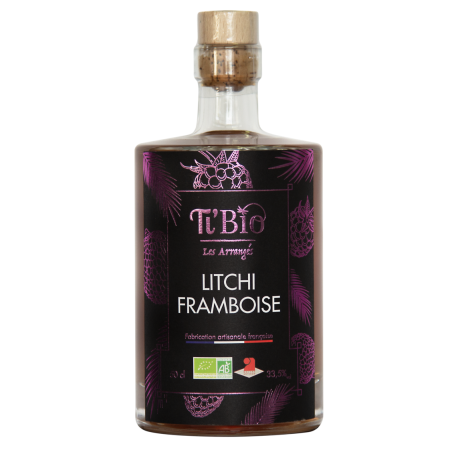 Rhum arrangé Ti Bio Litchi framboise